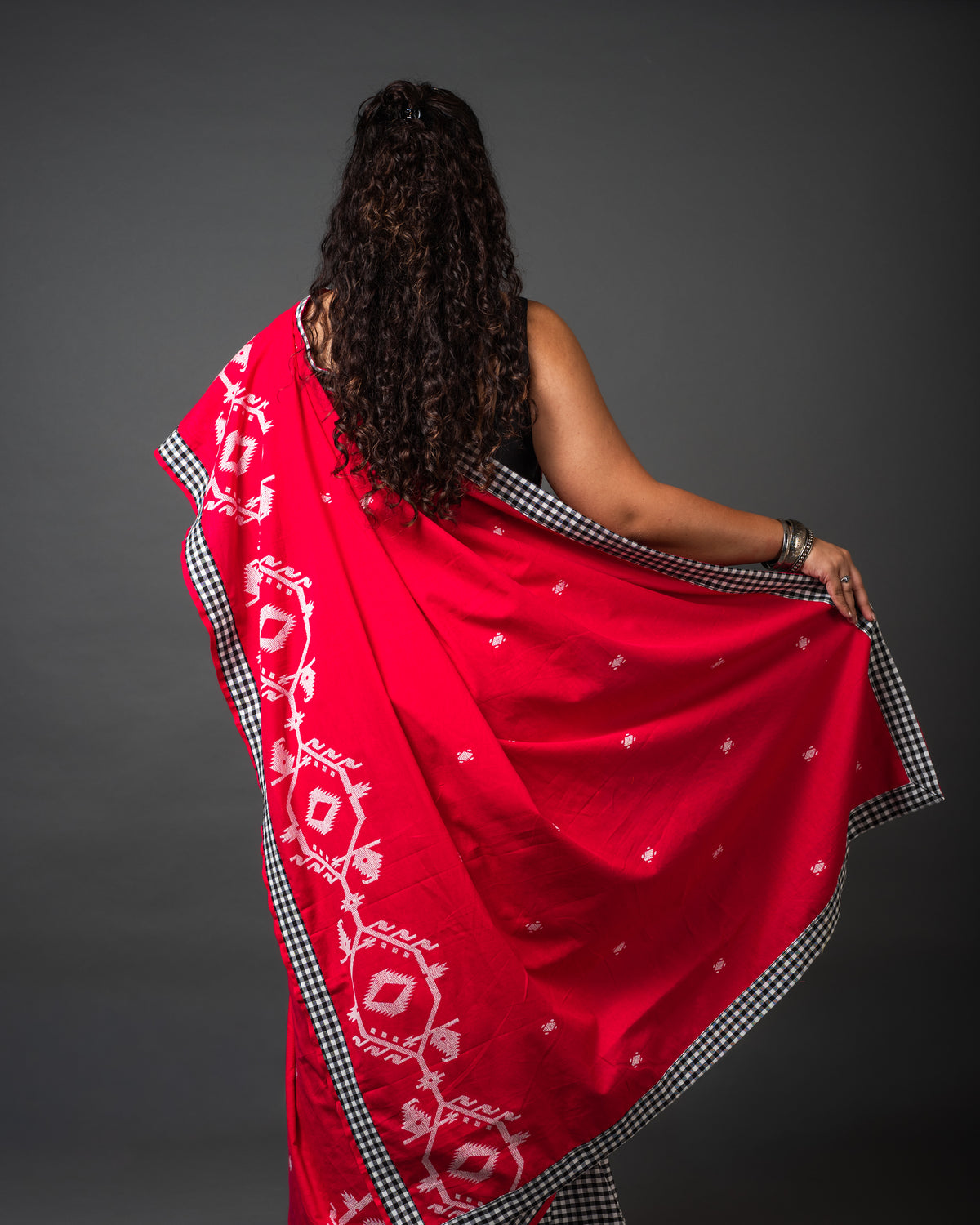 Mekhela Style Two-Piece Saree 01