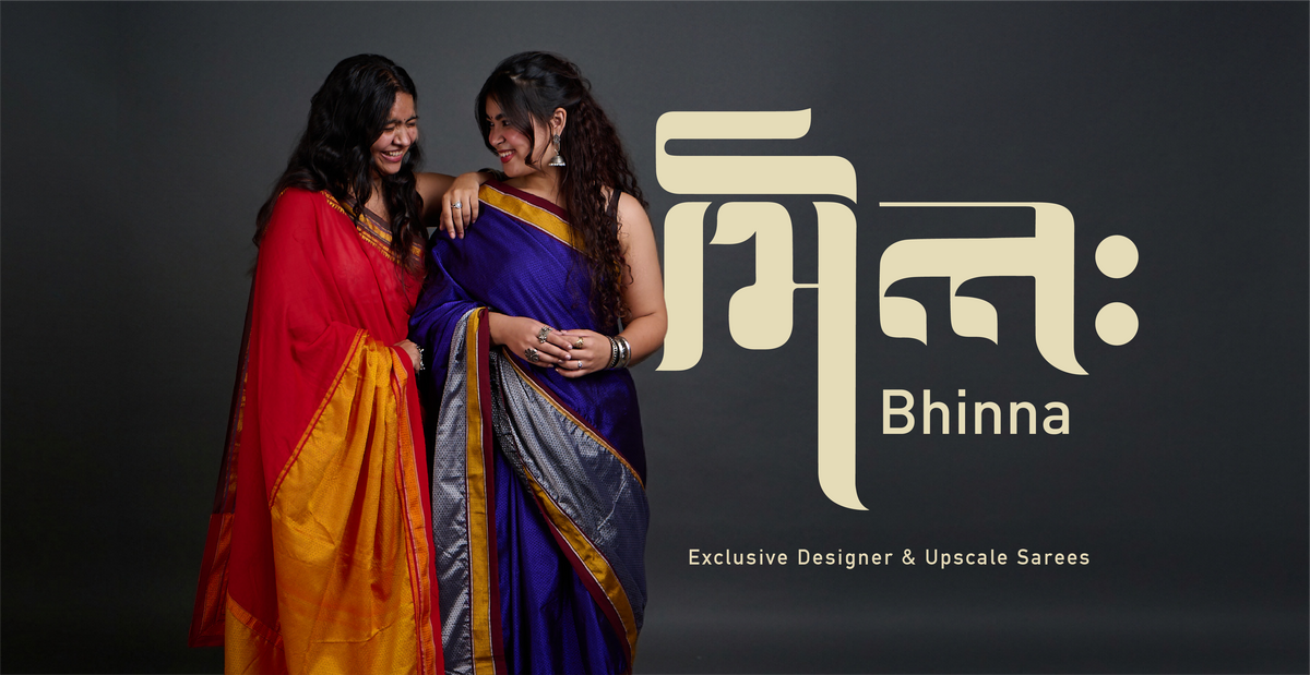 Bhinna - Exclusive Designer & Upscale Sarees hero banner