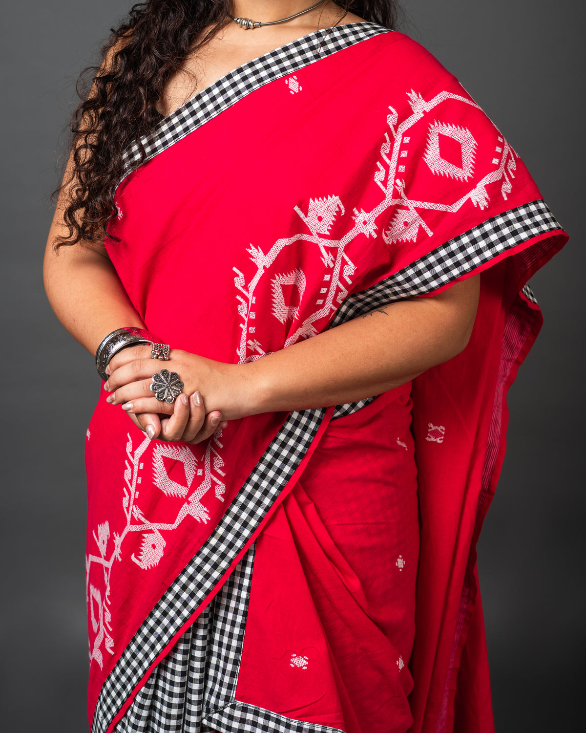 Mekhela Style Two-Piece Saree 01