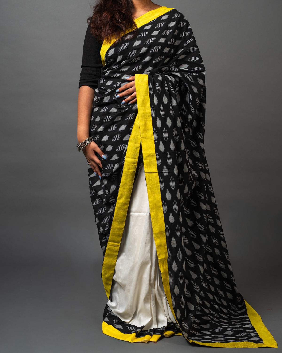 Ikkat Silk Saree