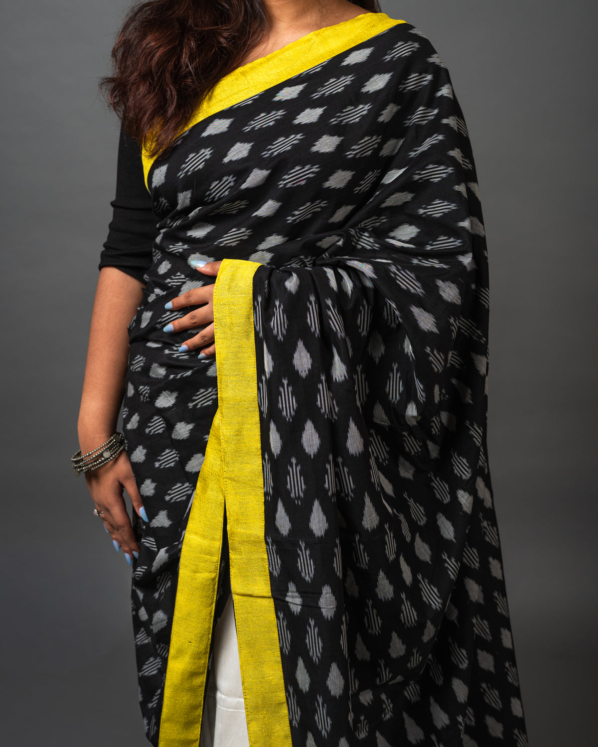 Ikkat Silk Saree
