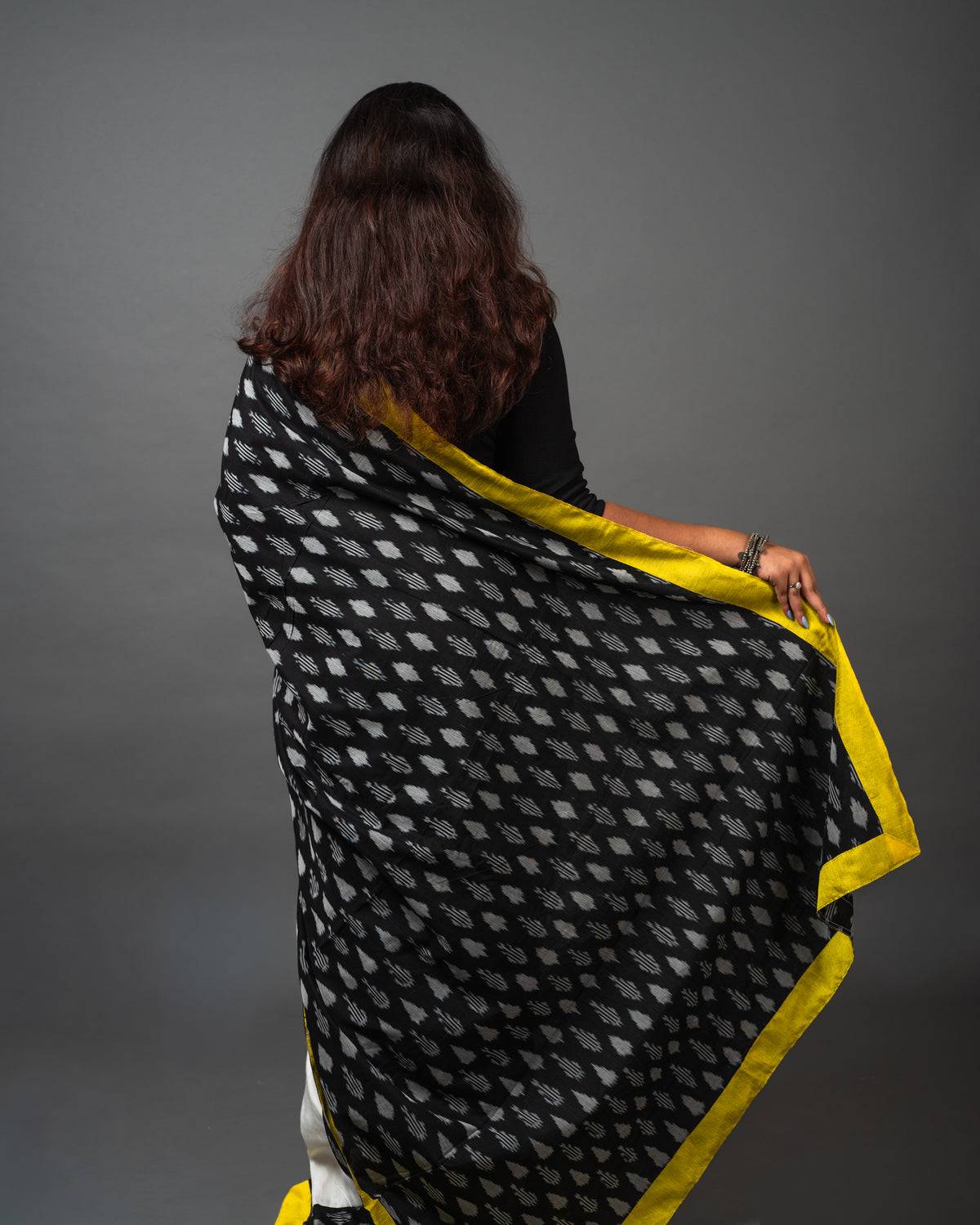 Ikkat Silk Saree